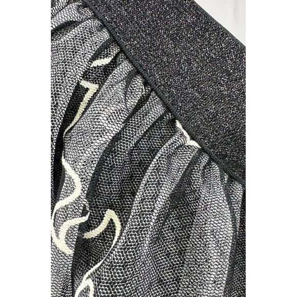 Cat & Jack Girls Black Tutu Skirt Medium 7/8 Sparkle Cats Tulle Sparkle stretch - Picture 6 of 7